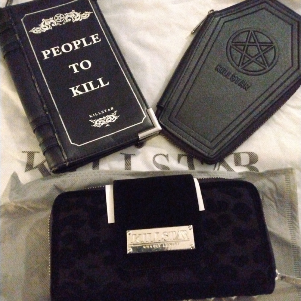Killstar Black Wallet and Notebooks Set